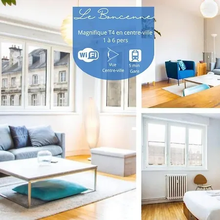Le Boncenne - Large Bright T4 Downtown Apartmán Poitiers